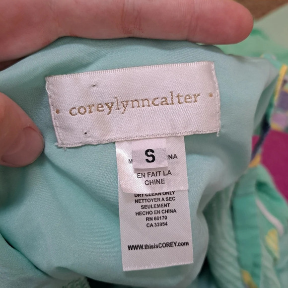 Corey Lynn Calter Anthropologie Blue Balletcore Adjustable Strap Midi Dress Sz S - Picture 4 of 7